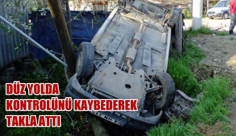 Hastane Yolunda trafik Kazası