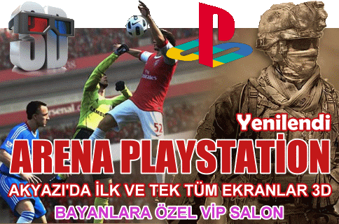 Akyazı’da İlk ve Tek 3D Oyun Keyfi ARENA ‘da!