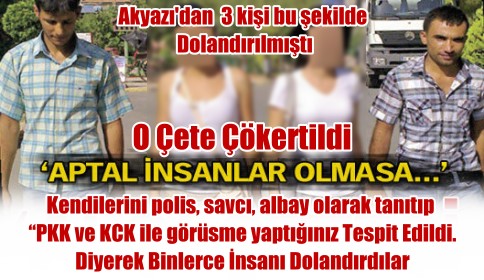 Telefon Çetesi Çökertildi