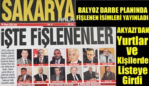 İşte Fişlenenler!