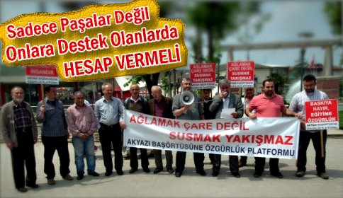 275.Başörtüsüne Özgürlük Basın Açıklaması