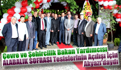 Alabalık Sofrası Tesisleri Törenle Hizmete Girdi