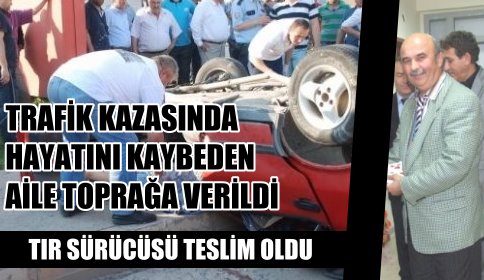 Trafik Kazasında Hayatını Kaybeden Çift Toprağa Verildi