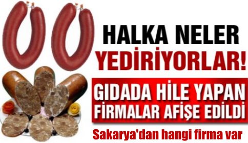 Bakanlık gıdada taklit yapan firmaları açıkladı