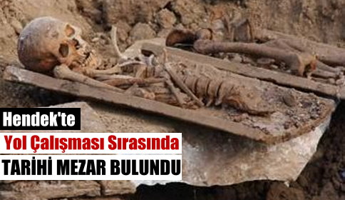 Yol Çalışması Sırasında Tarihi Mezar Bulundu