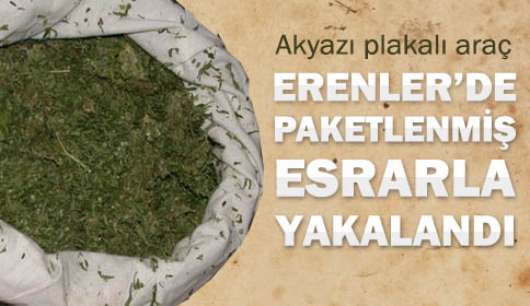 Paketlenmiş Esrarla Yakalandı