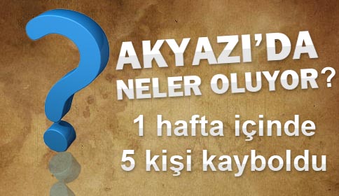 Bir Haftada Beş Kişi Kayboldu