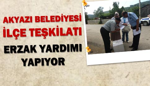 Ak Parti İlçe Teşkilatı’ndan Ramazan Dolayısıyla Erzak Yardımı 