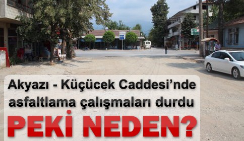 Asfaltlama Çalışmaları Neden Durdu ?