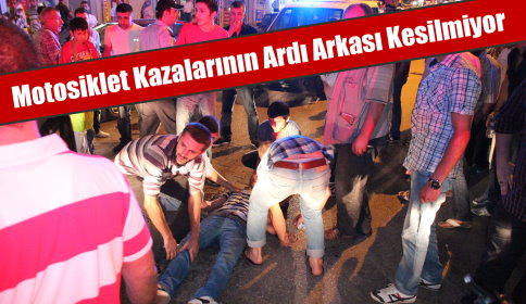 Ada Caddesinde Motosiklet Kazası