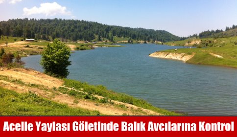 Acelle yaylasında göl ve göletlerde Balık Avcılığıyla ilgili kontrol