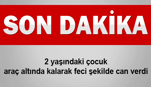 2 Yaşındaki Çocuk Araç Altında Can Verdi