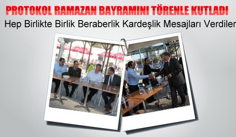 Ramazan Bayramı Törenle Kutlandı