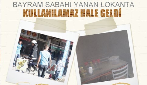 Bayram Sabahı Yangın 