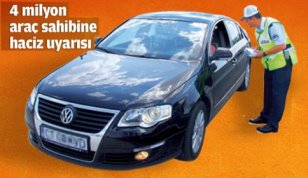 MTV ve ceza borcunu ödemeyen araç sahiplerine haciz uyarısı