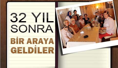 Otuziki Yıl Sonra Öğrencileri İle Bir Araya Geldi