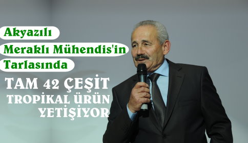 Meraklı Mühendis, Serasında Tropikal Ürünler Yetiştiriyor