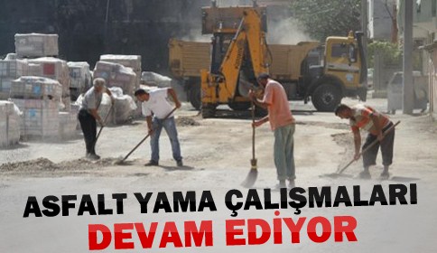 Asfalt Yama Çalışmaları Devam Ediyor
