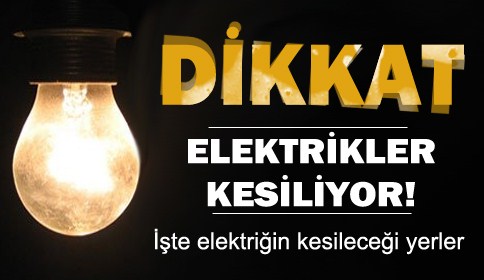 Akyazı ve Civarında Elektrik Kesintisi