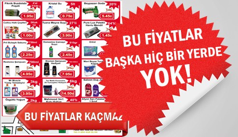 Yolcu Market ‘te indirimli fiyatlar
