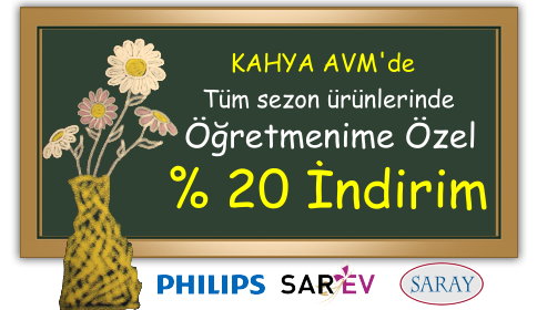 Öğretmenime Özel İndirim Kampanyası