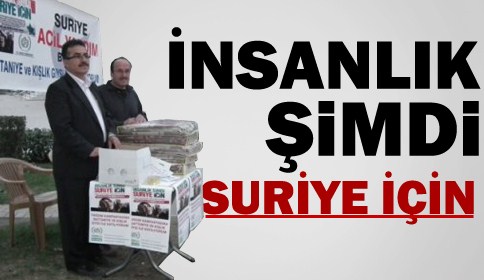 İnsanlık Şimdi Suriye İçin