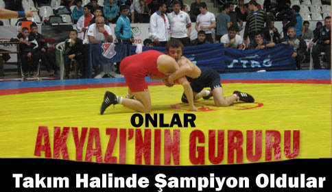 Takım Halinde Şampiyon Oldular