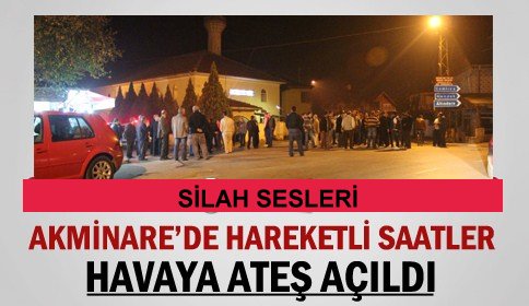Akminare’de Hareketli Saatler