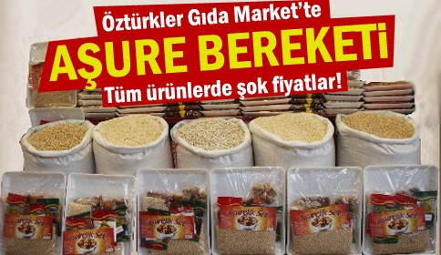 Öztürkler Gıda Market ‘de Aşure Bereketi
