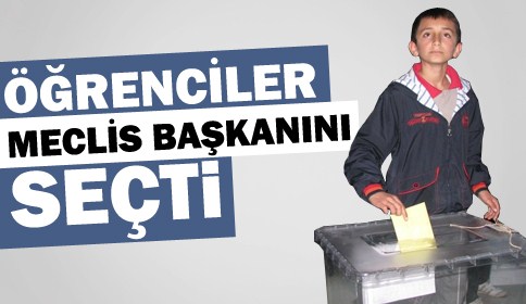 Öğrenciler Meclis Başkanını Seçti