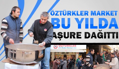Öztürkler Market Bu Yılda Aşure Dağıttı