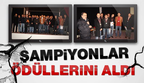 Şampiyonlar Ödüllerini Aldı
