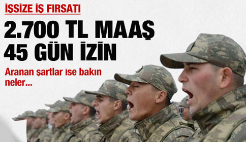 Sözleşmeli er olmak isteyenler dikkat!