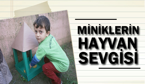MİNİKLERDEN KUŞLARA ŞEFKAT ELİ