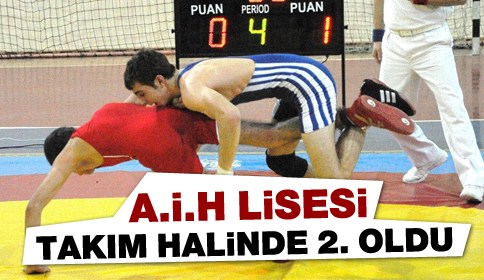A.i.h. Lisesi Takım Halinde 2. Oldu