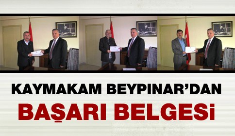 Sosyal Yardımlaşma ve Dayanışma Vakfı Mütevelli Heyetine Başarı Belgesi 