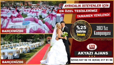 Kır düğününde şok kampanya
