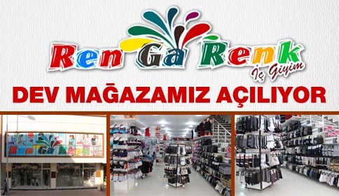 Rengarenk İç Giyim Mağazası Açılıyor