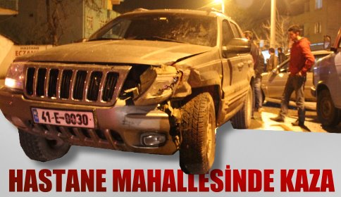 Eski Hastane önünde trafik kazası 