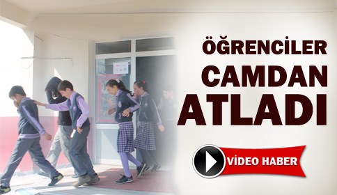 İnönü İlköğretim Okulunda Tatbikat