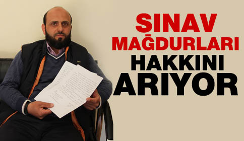Sınav Mağdurlarından Bayram Balık Hakkını Aramayı Sürdürüyor 