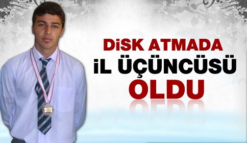 Disk Atmada İl Üçüncüsü Oldu