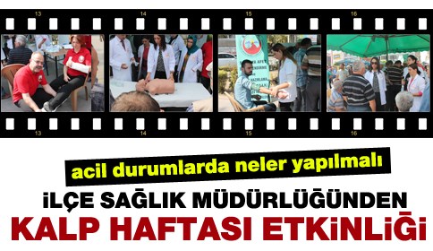 İlçe Sağlıktan Kalp Haftası Etkinliği