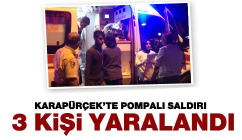 Karapürçek’te silahlı kavga: 3 yaralı