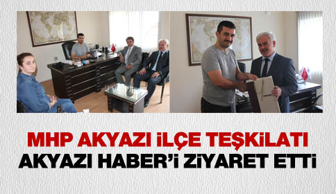 Milliyetçi Hareket Partisi Aday Adayı Akyazı Haber’i Ziyaret Etti
