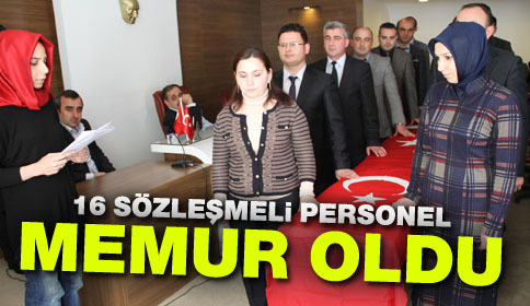 Sözleşmeli Personel Memur Oldu
