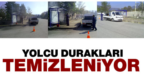 Yolcu Durakları Temizleniyor