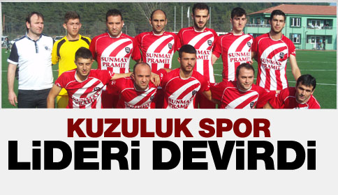 Kuzuluk spor Lider’i Devirdi