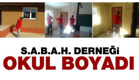 S.A.B.A.H. Derneği Okul Boyadı
