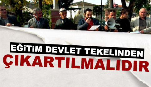 Eğitim devlet tekelinden çıkartılmalıdır
